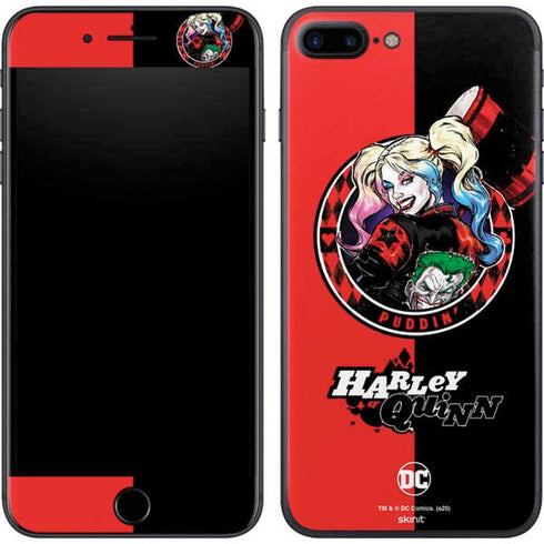 DC Comics Harley Quinn Puddin iPhone 8 Plus Skin
